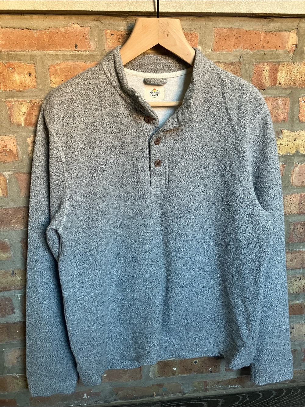 Marine Layer Clayton Textured Pullover
